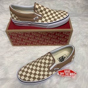 Vans Classic Checkerboard Slip-On Tiger’s Eye